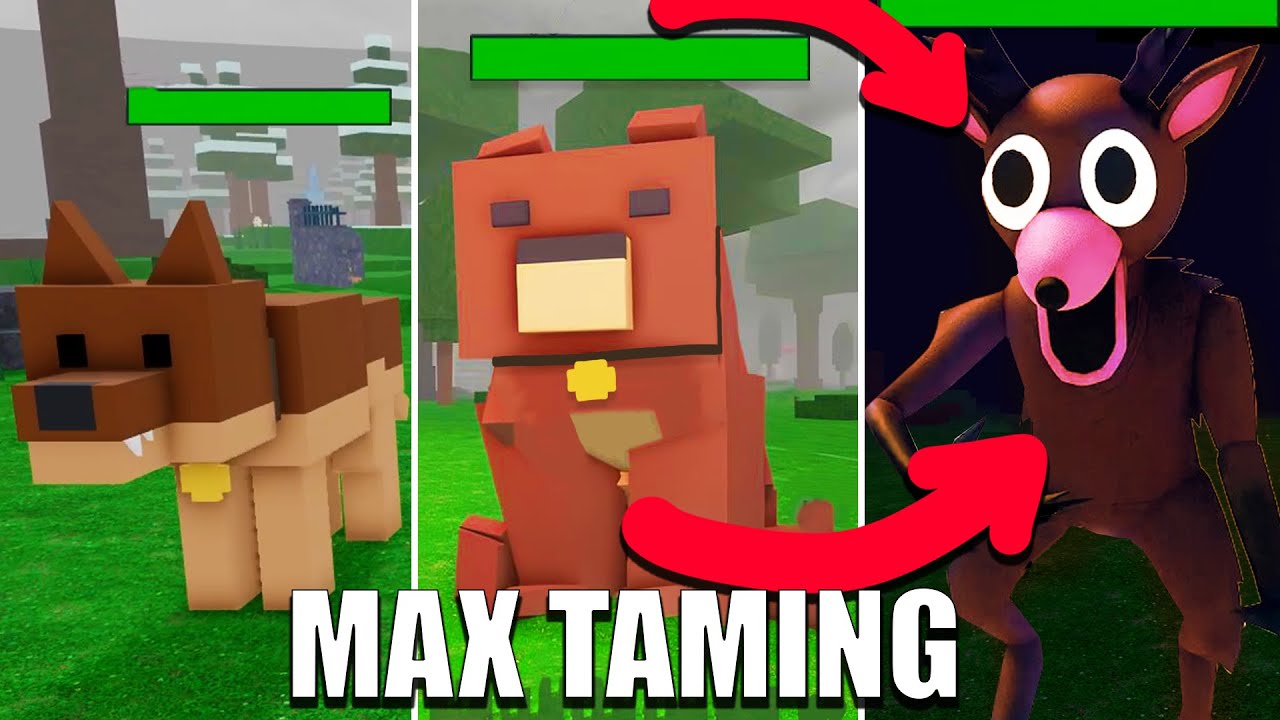 99 Nights in the Forest TAMING All Mobs DEER/KIDS/RAM/BEAR/OWL | Roblox