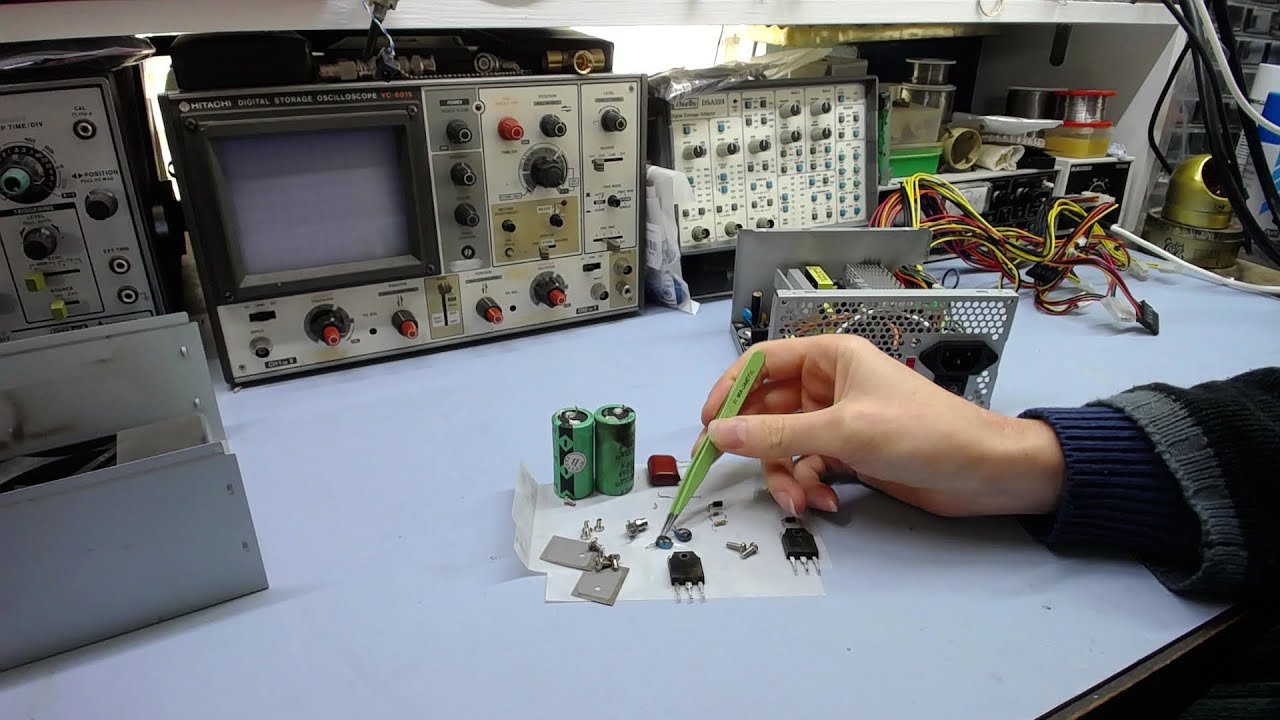 Exploded CoolerMaster RS-400-PSAR-13 power supply repair
