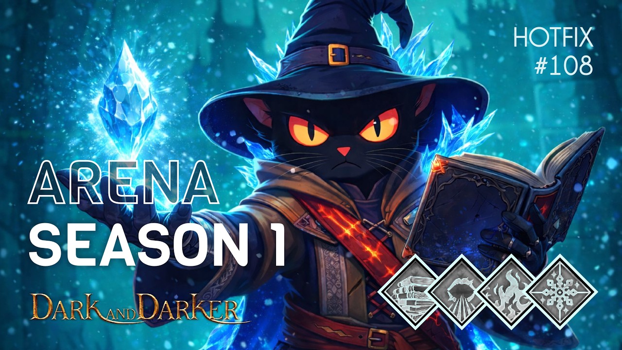 Too Much Elemental Power - Wizard and Sorc - Arena Season 1 pvp gameplay - Dark and Darker