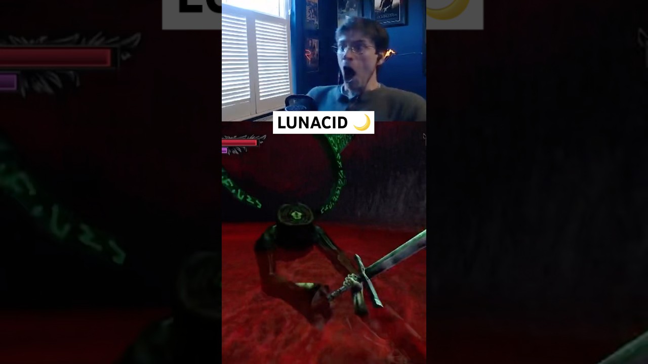 I was not expecting this 😭😅 #lunacid #indiegame #retrogaming #gaming