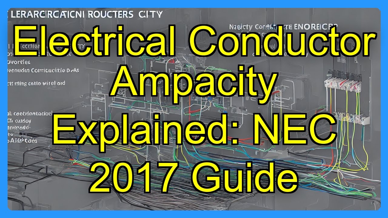 Electrical Conductor Ampacity Explained: NEC 2017 Guide
