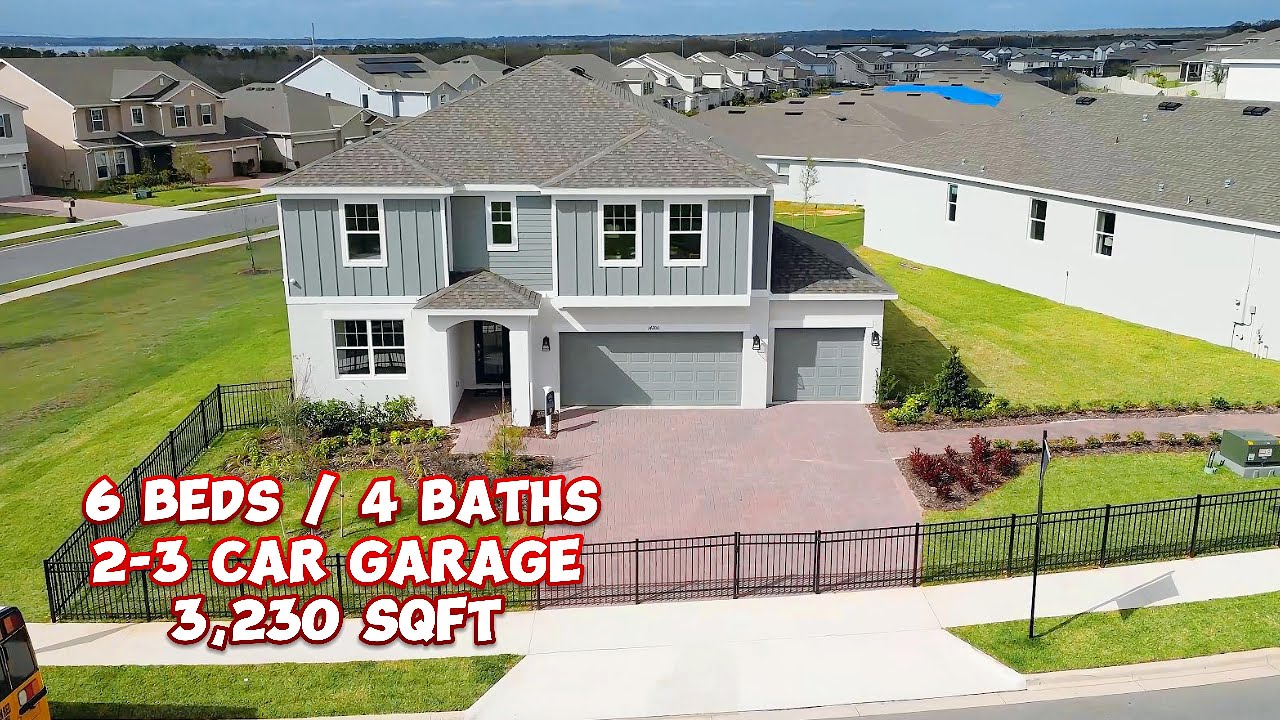 Sims Model by Trinity Family Builders | Stunning 6-Bed New Construction in Ridgeview, Clermont,  FL!