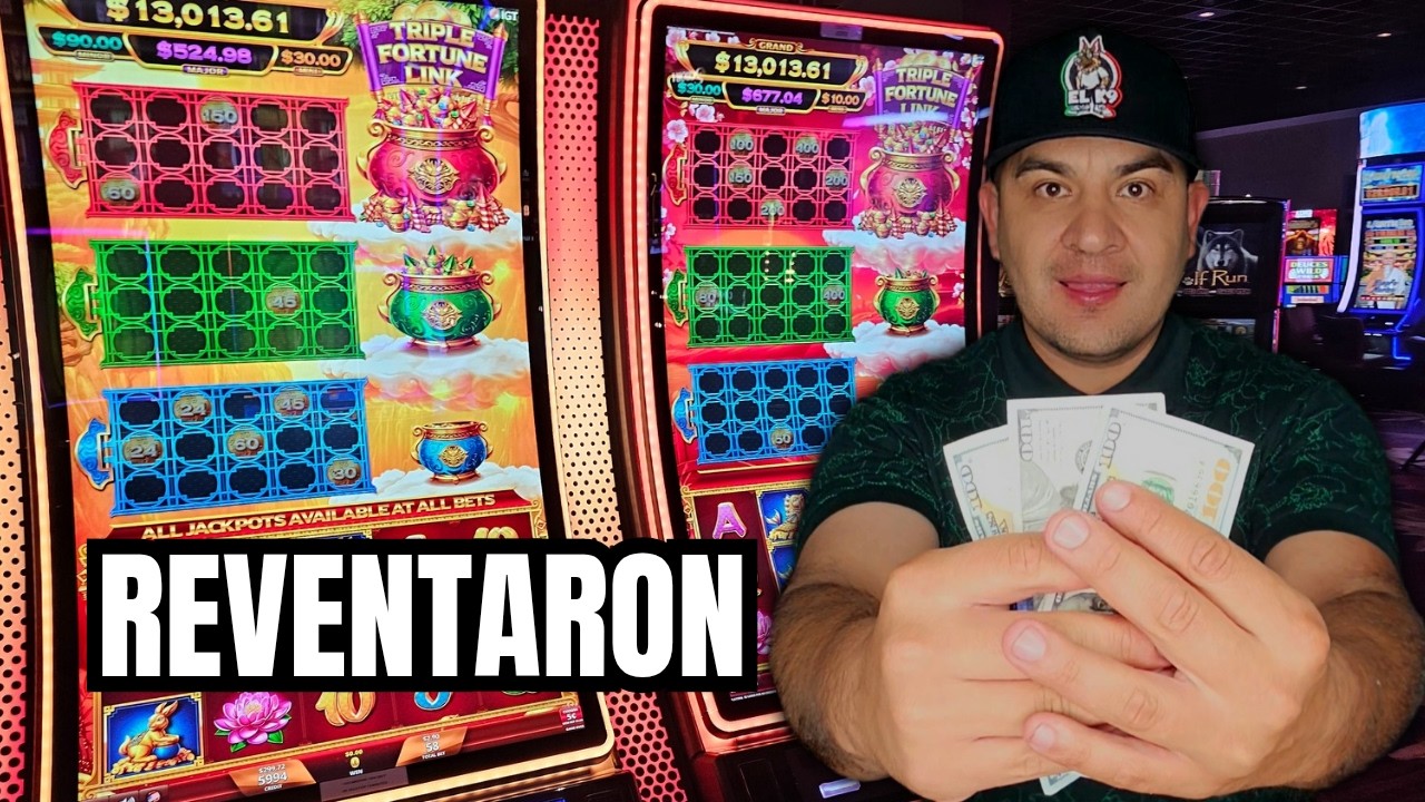 💥 Me quedaban SOLO 4 DOLARES y paso UNA RESCATADA de BONOS y MAS BONOS en Triple Fortune Link