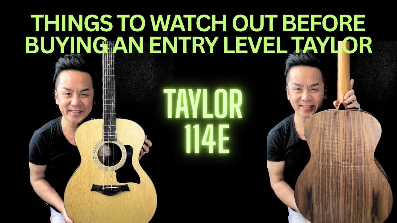 WATCH THIS BEFORE BUYING AN ENTRY LEVEL - TAYLOR 114e 