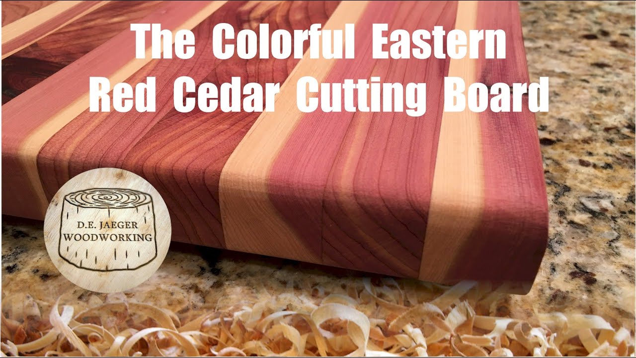 The Colorful Eastern Red Cedar Cutting Board