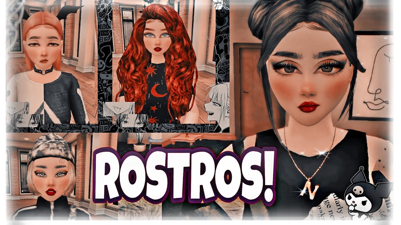 IDEAS DE ROSTROS ⛓🕷🖤 | AVAKIN LIFE