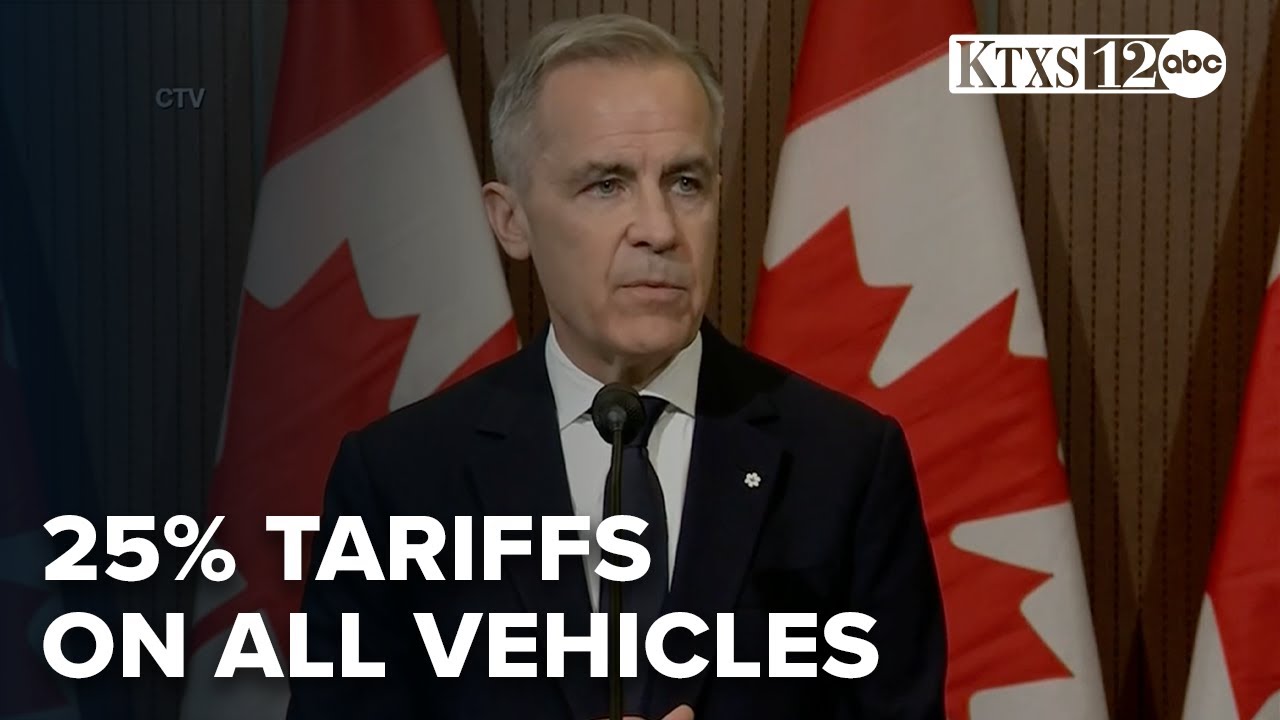 Canada retaliates against Trump's tariffs by matching 25% on US made vehicles