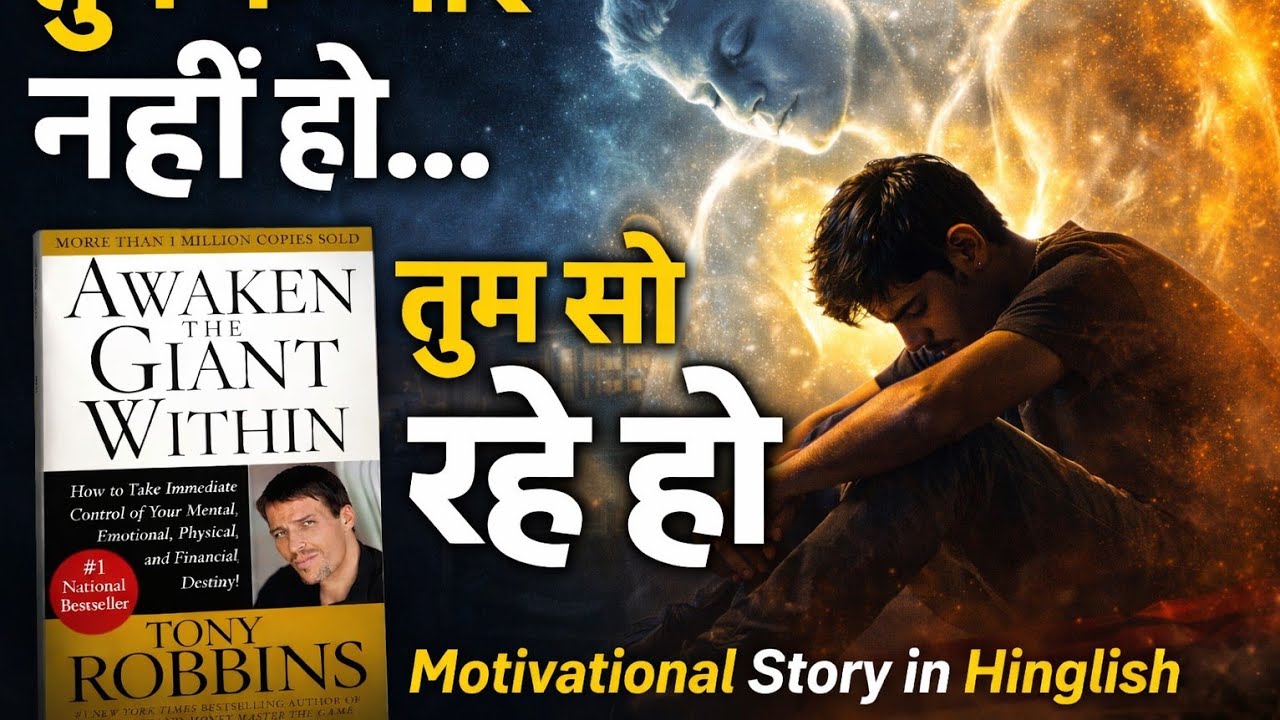 “तुम कमजोर नहीं हो… तुम सो रहे हो | Awaken the Giant Within | ”#motivation#books #motivationalstory 