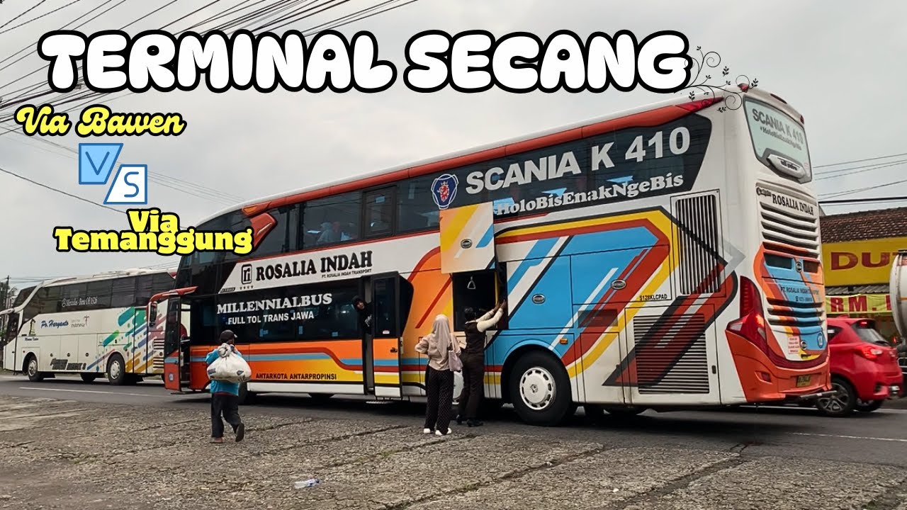 JAM SIBUK Bus Via BAWEN VS TEMANGGUNG🥵‼️Hunting Bus Di TERMINAL SECANG