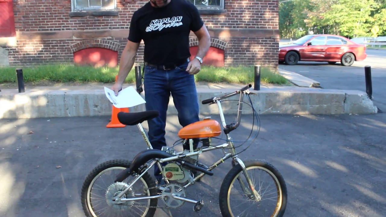 1980's Custom Huffy Motorized Bicycle For Parts or Restoration
