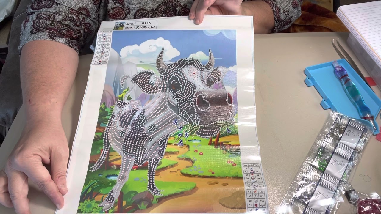 Diamond Painting Unboxing-Diamond Art Gift #diamondpainting #diamondartgift.com