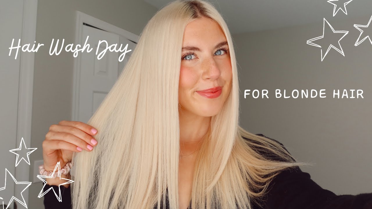 my bleach blonde haircare routine! SILKY SOFT HAIR!!