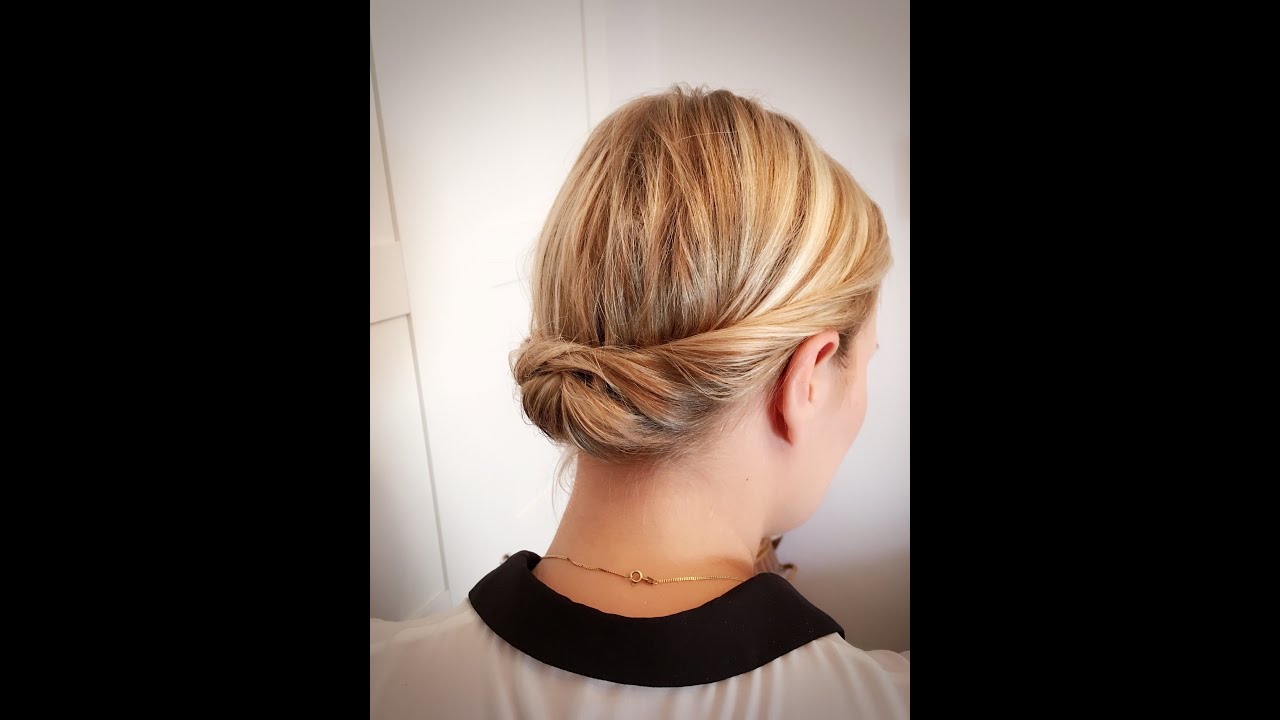 Twisted Updo / thin and short Hair / d&uuml;nnes Haar