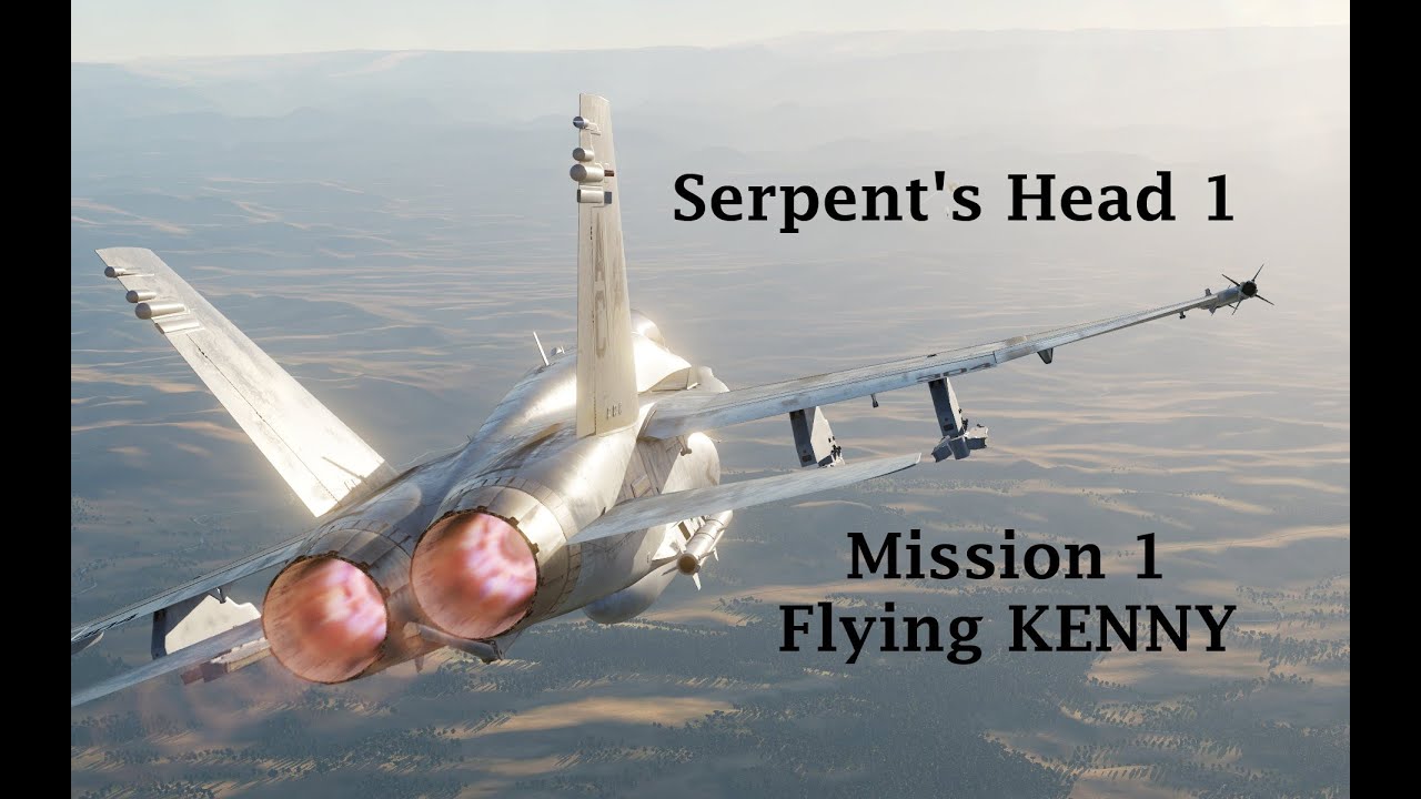 DCS World 2.7 F/A-18C Serpents head 1 Mission 1