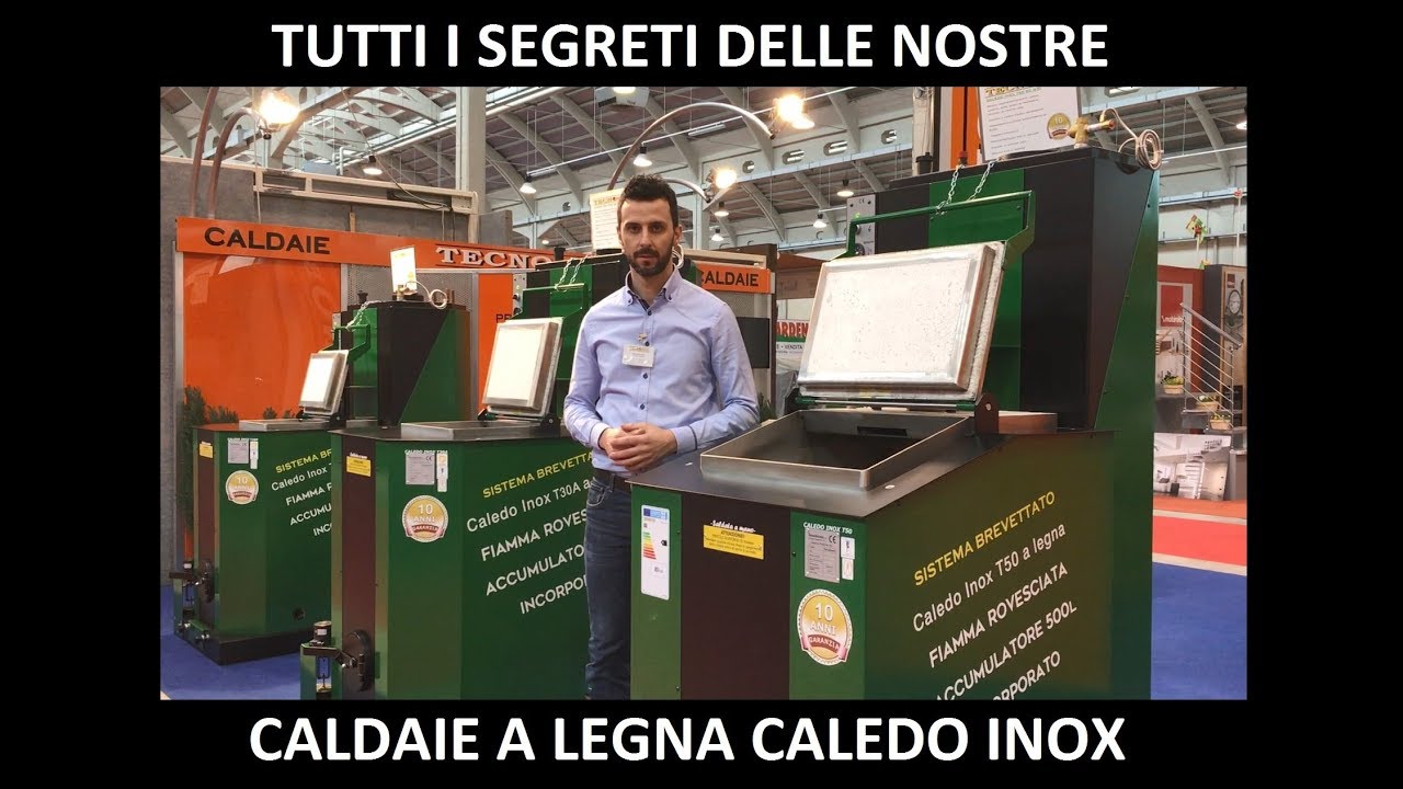 CALDAIE A LEGNA FIAMMA ROVESCIATA CALEDO INOX 2017