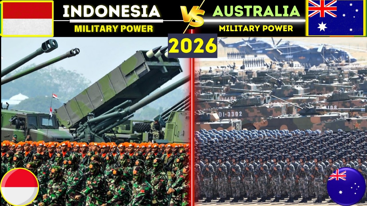 Indonesia vs Australia military power 2026 || Australia vs Indonesia military power 2026