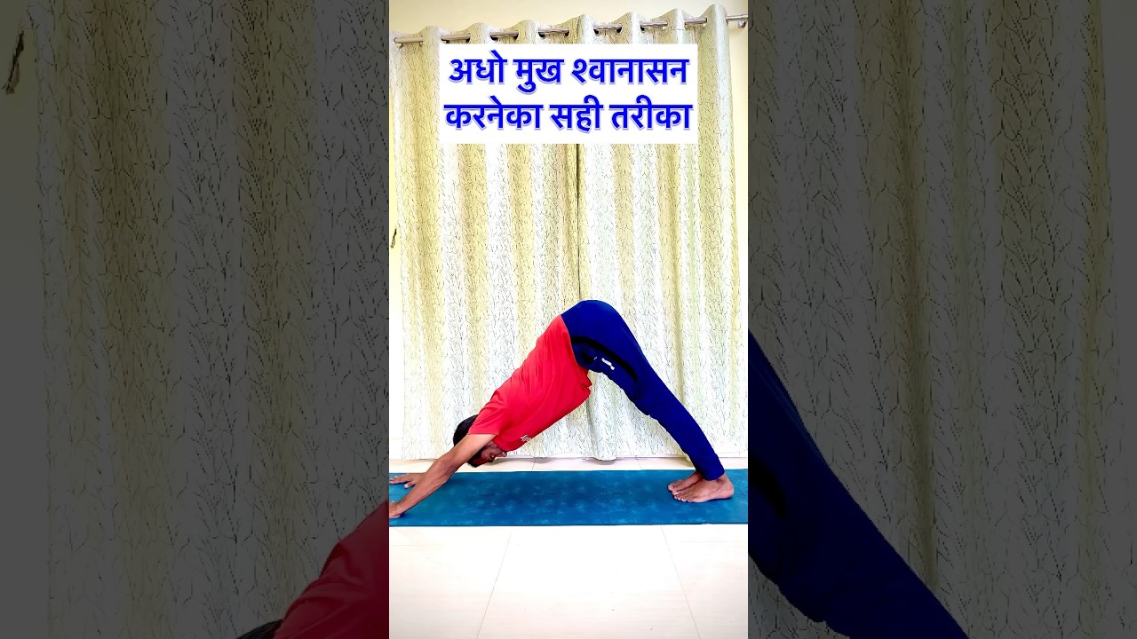 Adho Mukha Shwanasan| Yoga for beginners| Downward Facing Dog 
