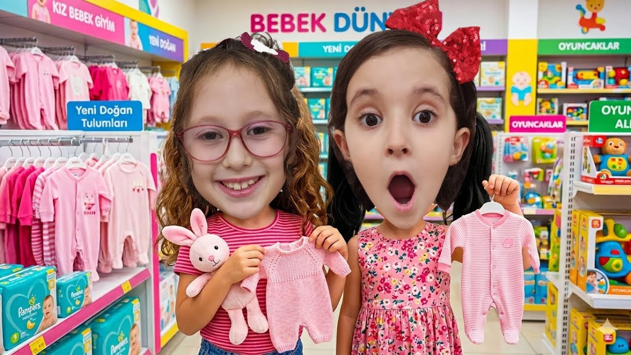 ASEL MİRAYA YENİ ALIŞVERİŞ YAPTIK !! BAHAR BANU ALYA ve BABASI !! 