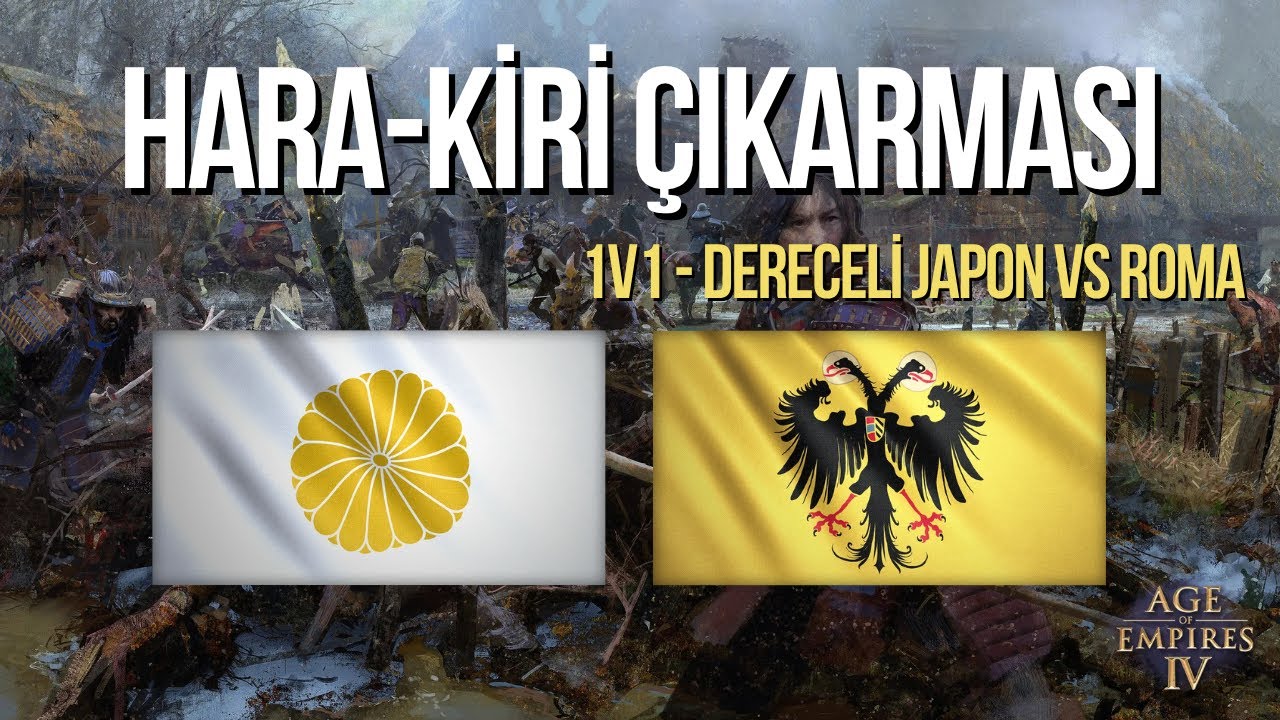 AoE4 Ranked 1v1 | Japon ile Kutsal Roma'ya Karşı Kaya Gibi Savunma! | Age of Empires IV