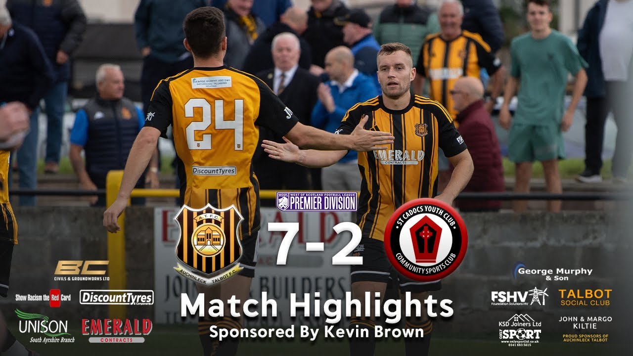Auchinleck Talbot 7-2 St Cadoc's | WOSFL Premier Division | 09/08/25