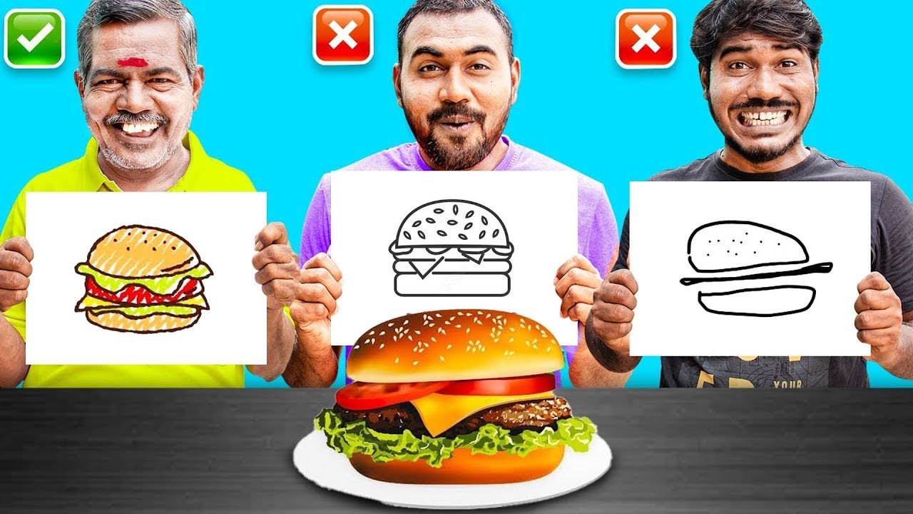 DRAW IT and EAT IT CHALLENGE | வரைஞ்சுக்கோ, சாப்பிடுக்கோ