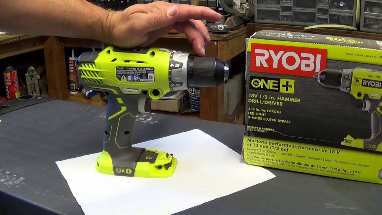Ryobi P214 18v Hammer Drill Review
