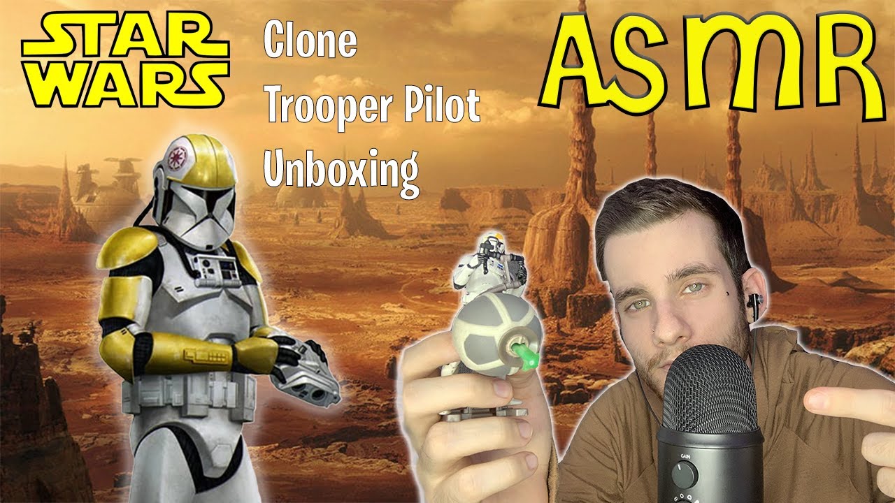 ASMR | Clone Trooper Pilot (2002) Unboxing - Star Wars: Attack of the Clones
