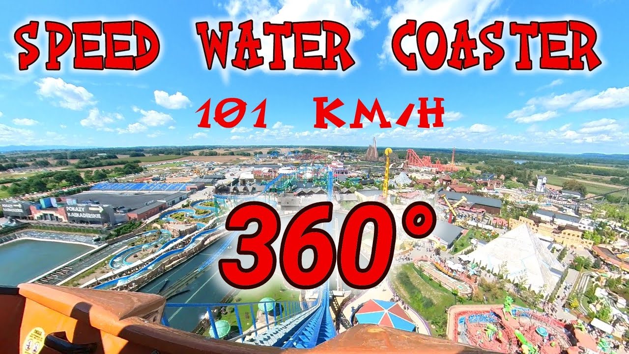 Energylandia - Speed Water Coaster 101 км / ч - 360 °. Сталевяки в пути. Часть 1