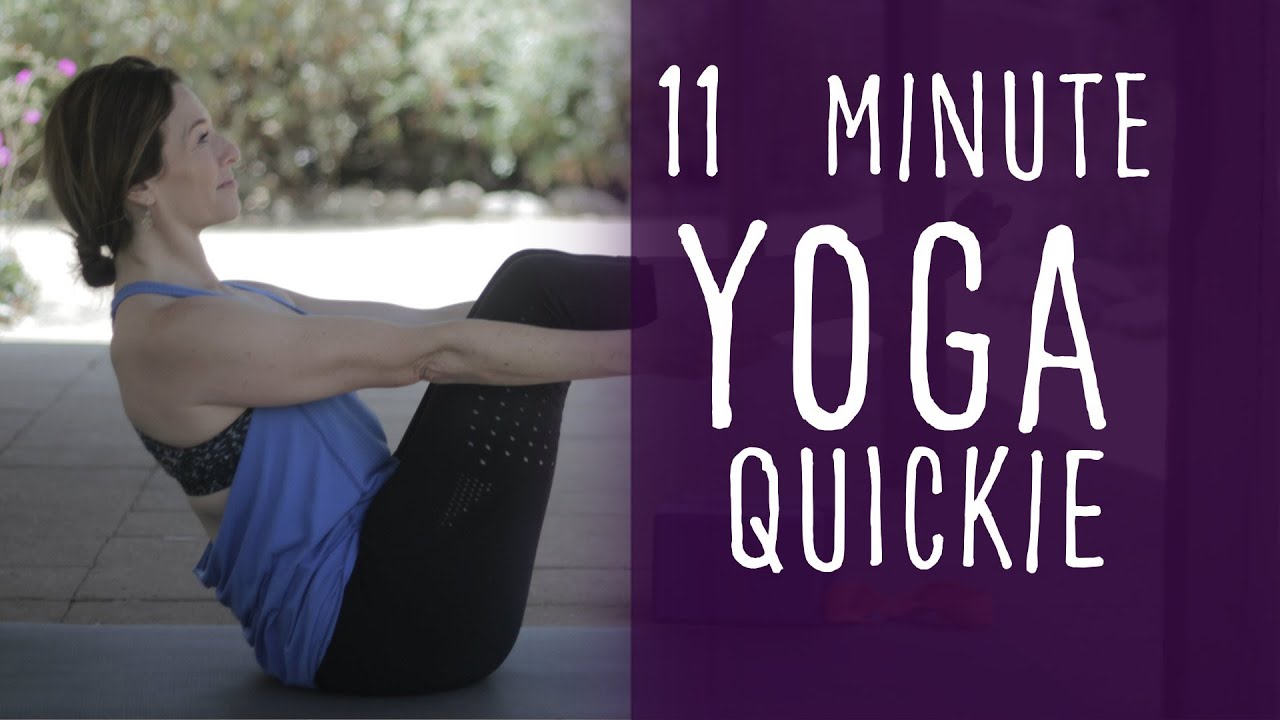 10 Minute Yoga Quickie Vinyasa Flow | Fightmaster Yoga Videos