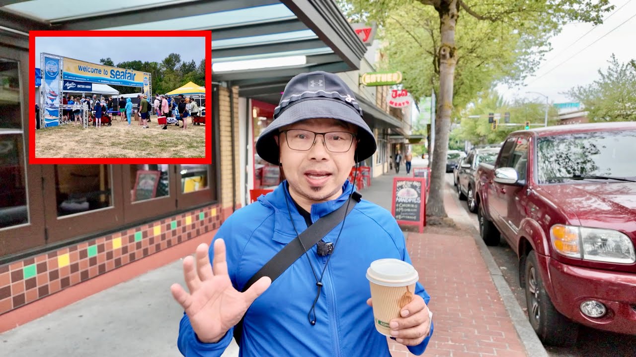 Walking From Columbia City Bakery (South Seattle) To Seafair 2025 At Genesee Park/Lake Washington