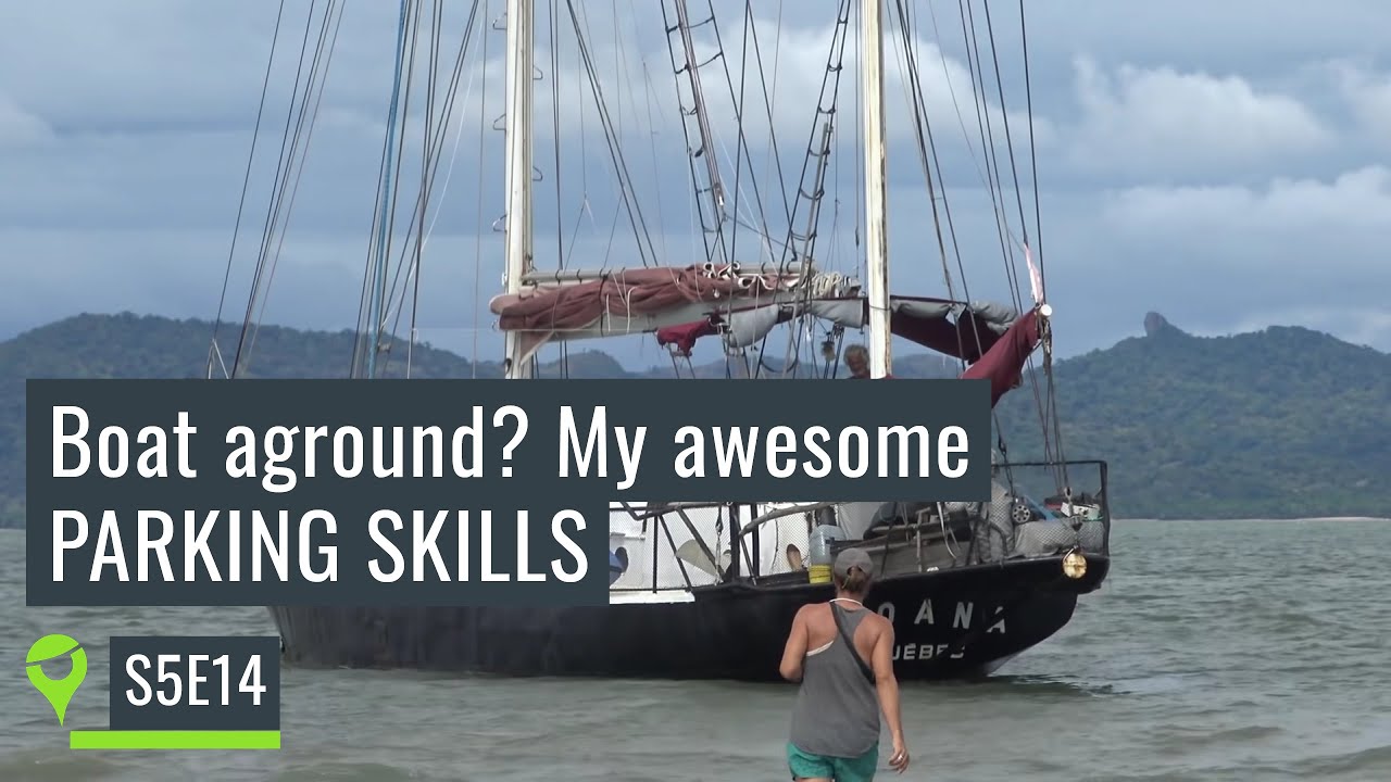 How I nearly ran my friend's sailboat aground 😬. Tidal anchoring on the edge - UNTIE THE LINES