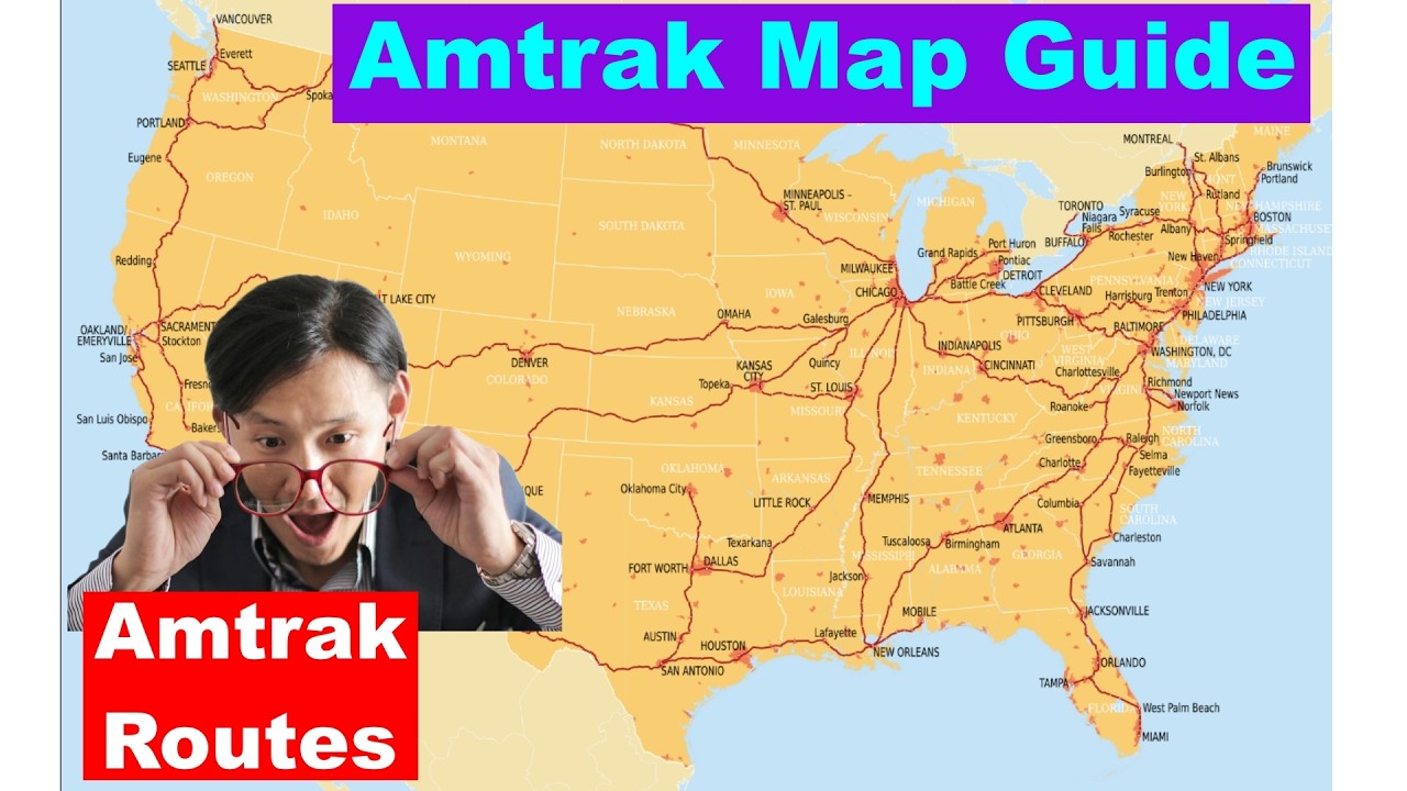 Amtrak Guide 2026: Full US Map, Best Routes & How to Travel Coast-to-Coast (No Driving!)