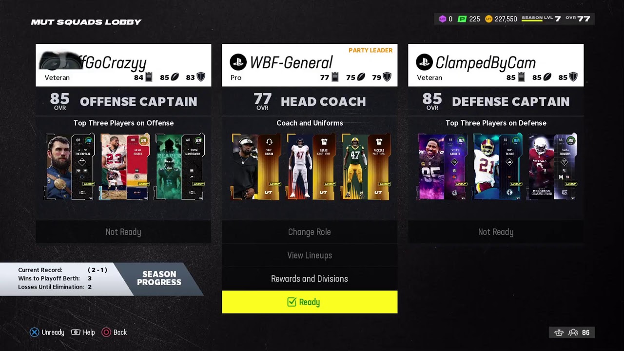 Legendary 3 MUT SZN
