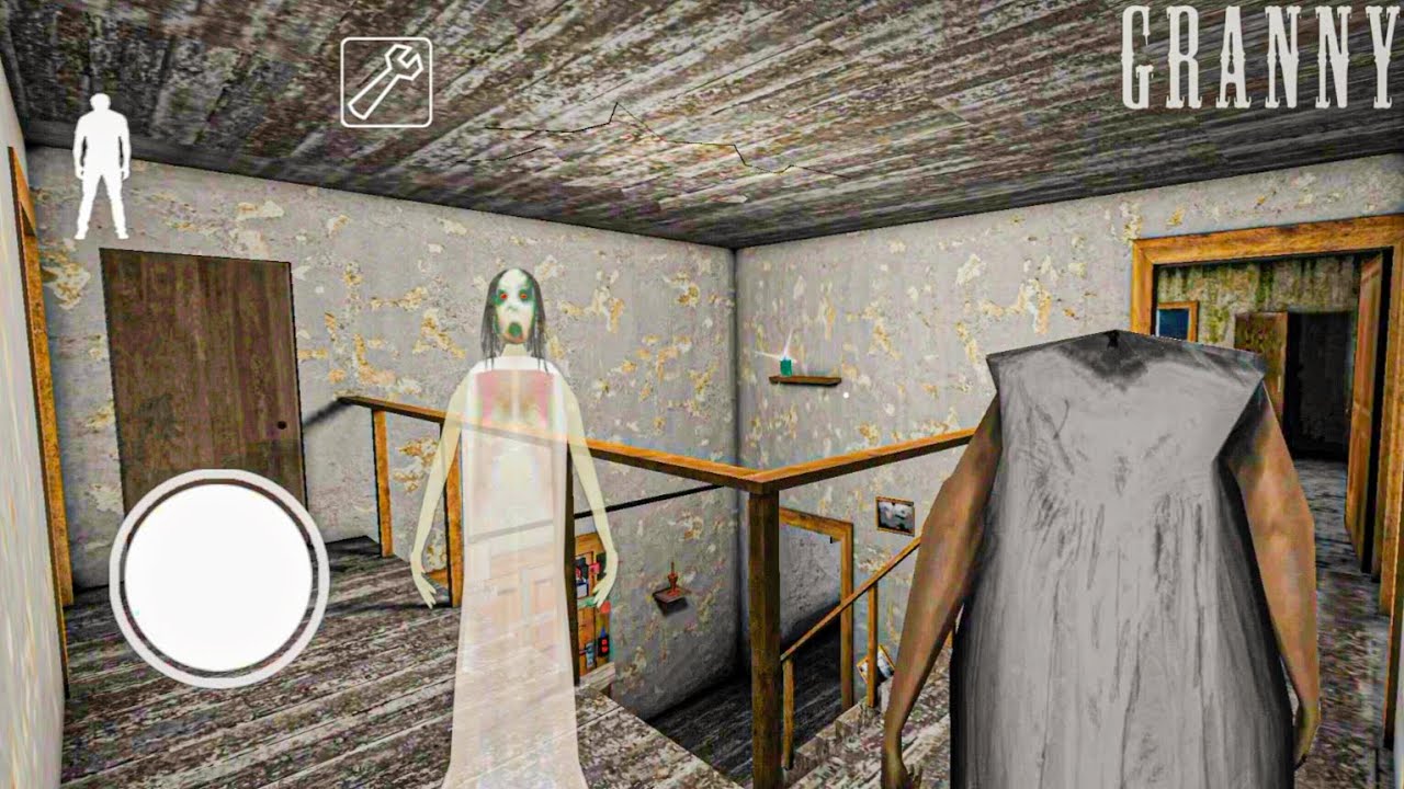 GRANNY BUT WITHOUT HEAD HORROR ESCAPE GAMEPLAY DOOR ENDING WITH SLENDRINA IN HARD MODE EP01