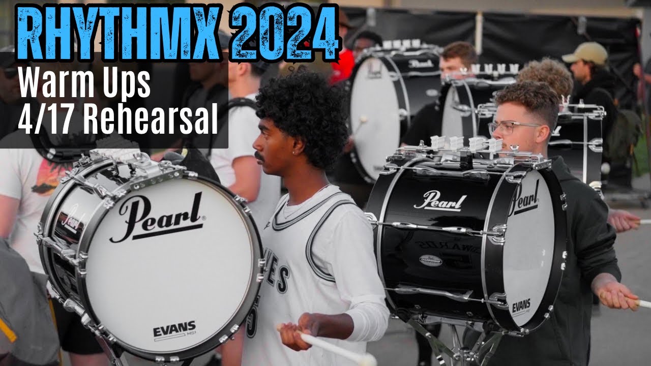 Rhythm X 2024 Warm Ups || WGI Finals Week Rehearsal