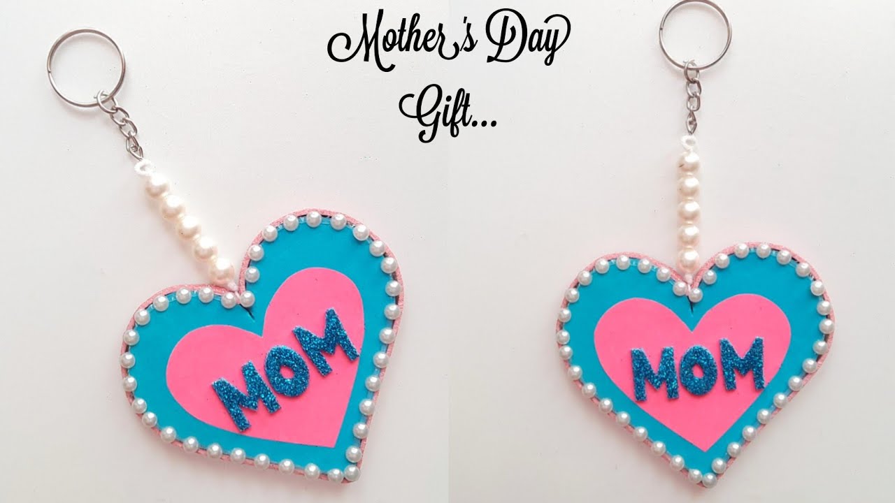 Beautiful Mother's Day Keychain • Handmade mother's day gift idea • Mother's day gift idea easy 2022