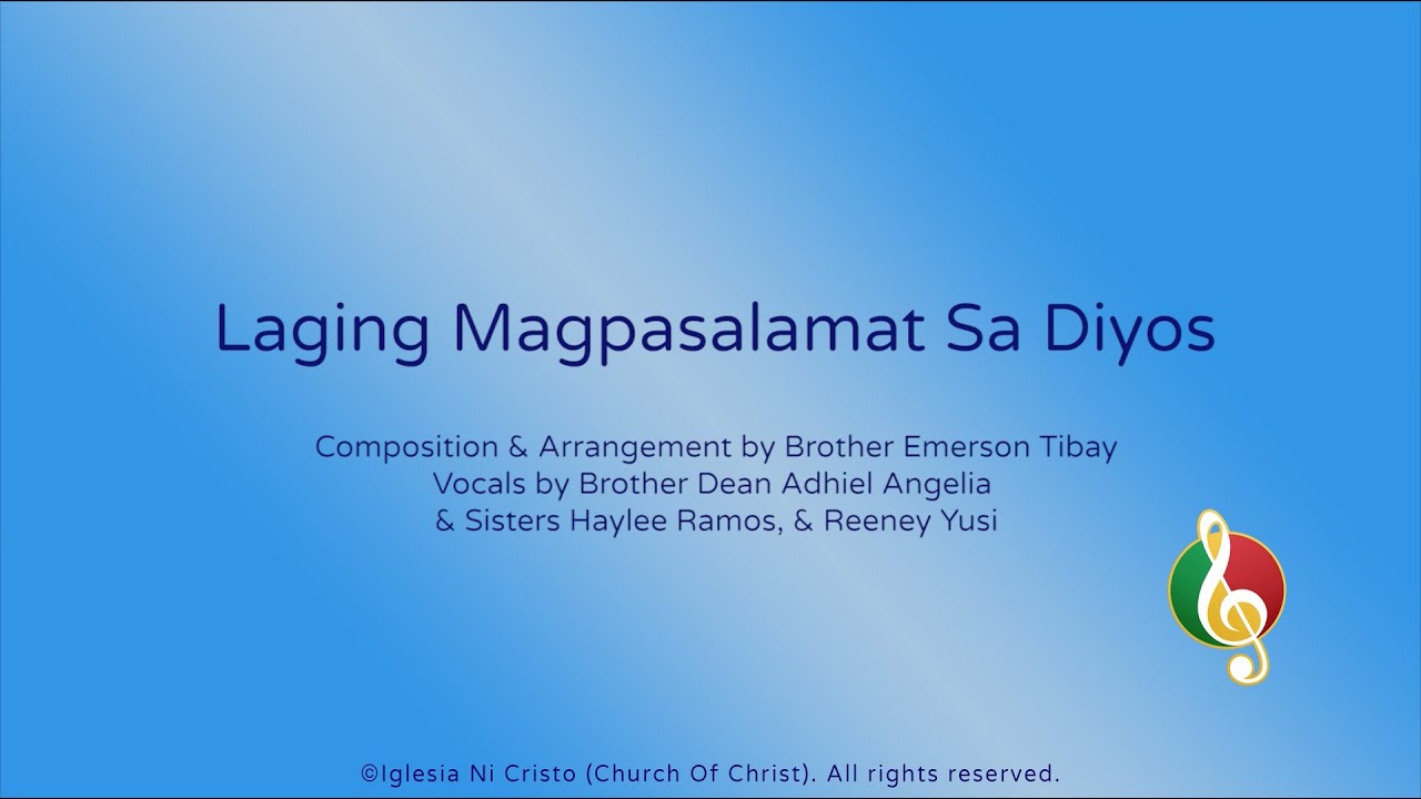 Laging Magpasalamat Sa Diyos