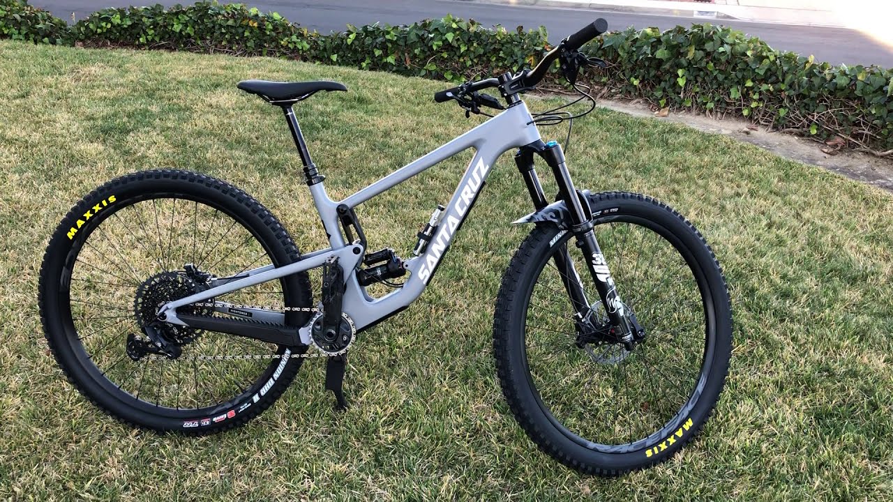 2021 Santa Cruz Hightower C (S) Smoke Gray - 360 view - THE SHARK TANK ( Ridewrap Matte )