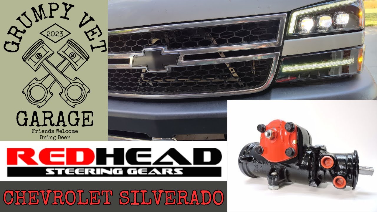 Установка и обзор рулевого механизма с красной головкой для Chevrolet Silverado 2500HD