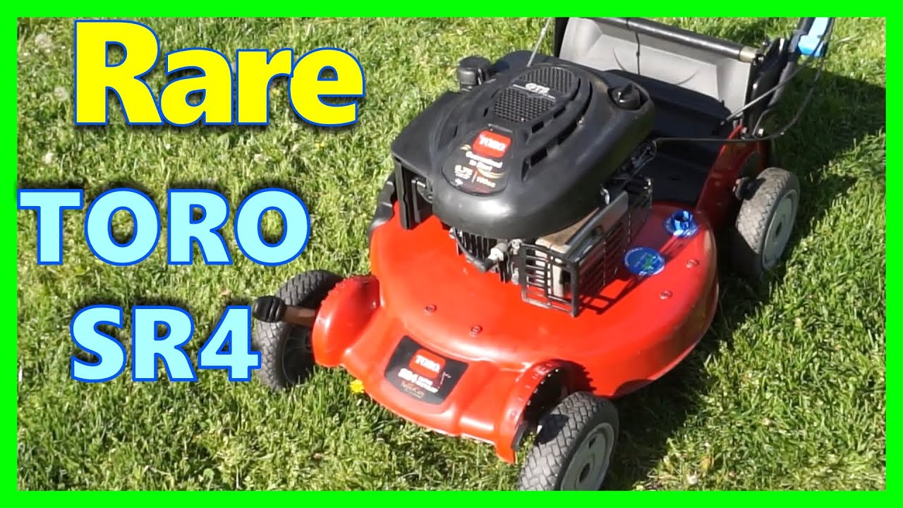 DON'T USE GREASE ~ RARE - Toro SR4 Rear Drive Lubrication / Aluminum Deck / Smokes Bad-Full Service