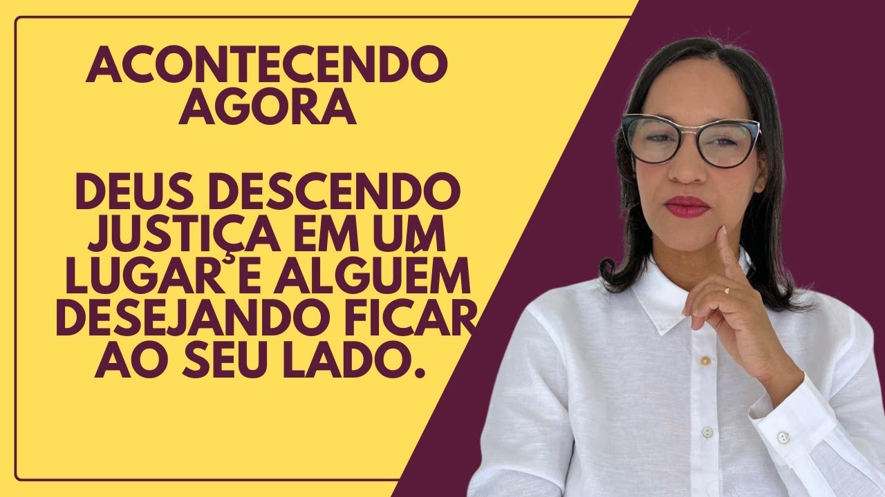 AO VIVO: Deus está descendo justiça lá e alguém está desejando ficar ao seu lado.