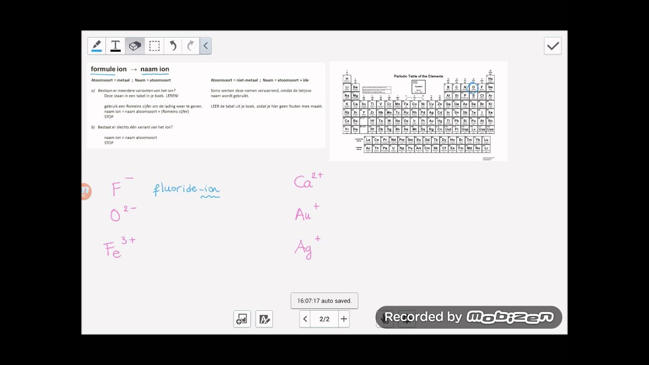 4H - Ionen - formule --- naam