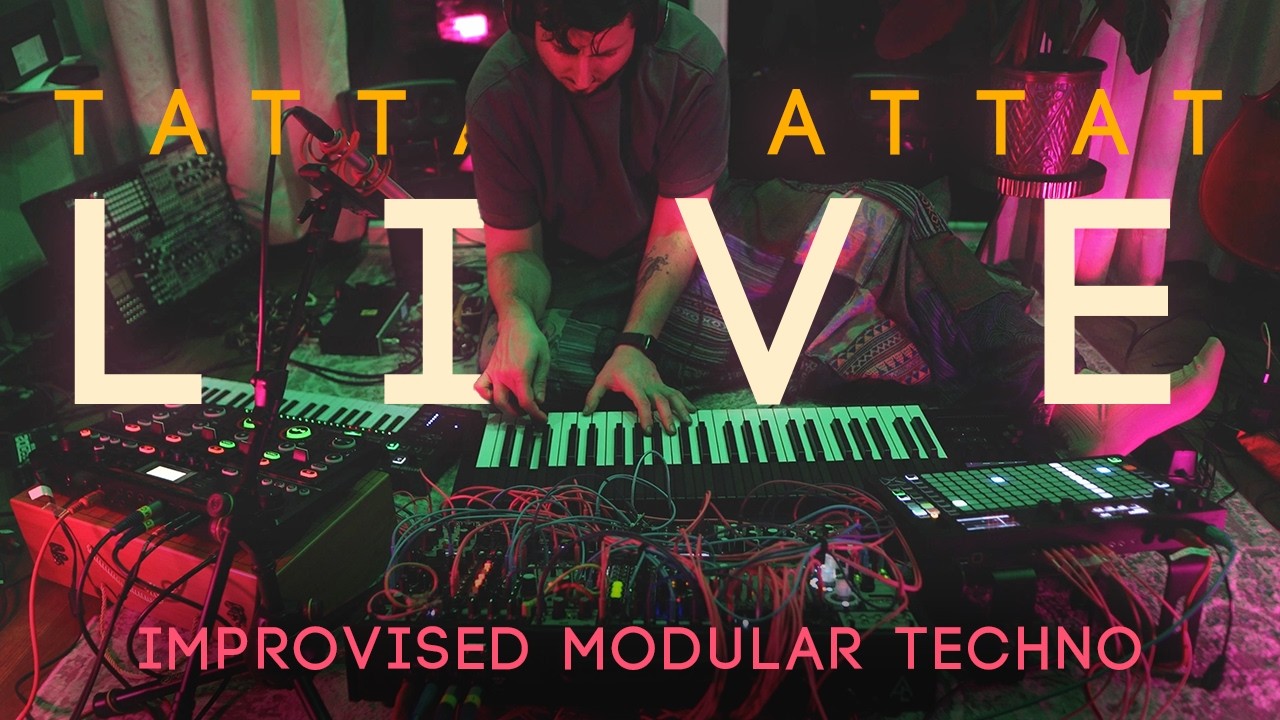 TattarrattaT - LIVE Set of  Improvised Modular #Techno  / Daily Dose of Modular Techno #002