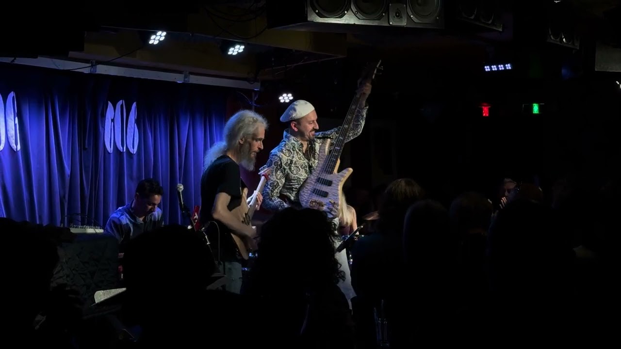 Guthrie Govan with Shez Raja at 606 Club London