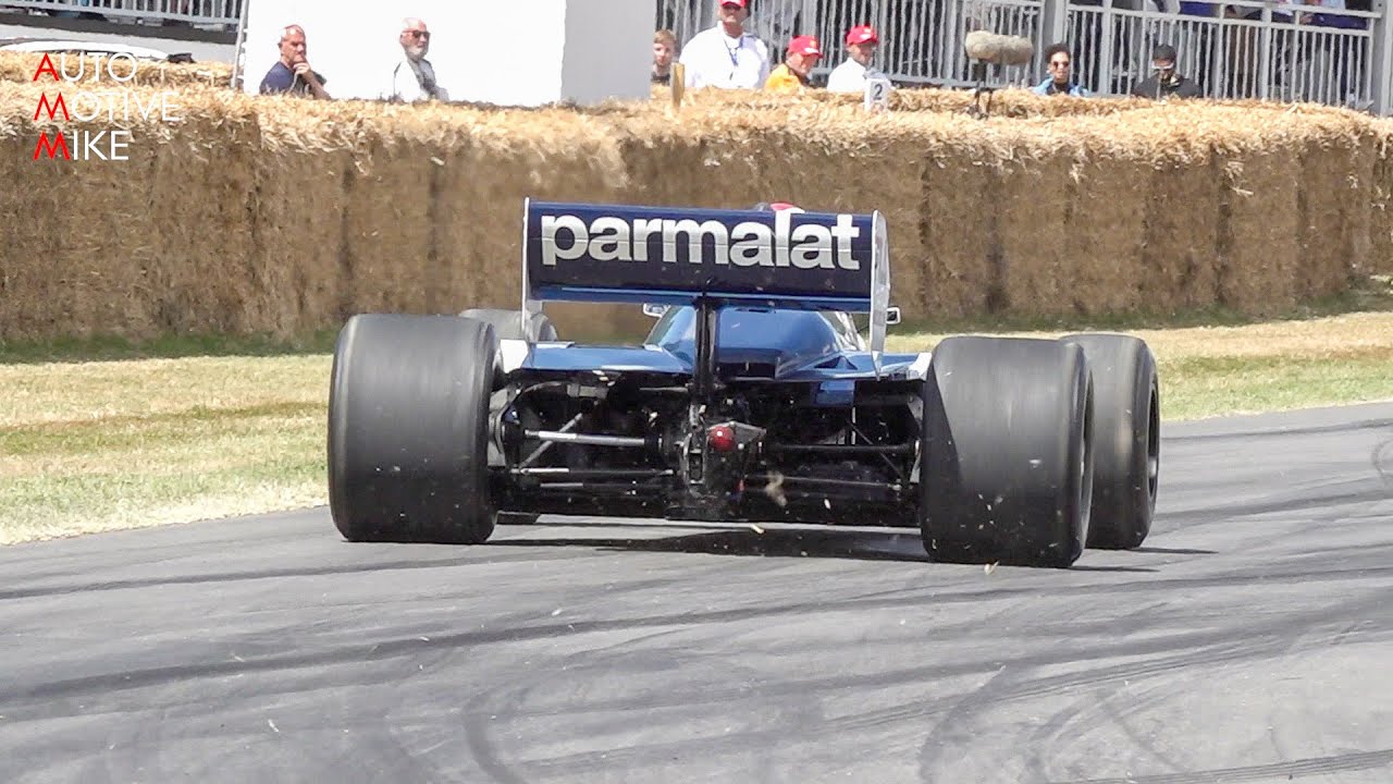 Brabham BT52 F1 Turbo in Action - BMW M12/13 1.5L 4-Cylinder Engine Sound!
