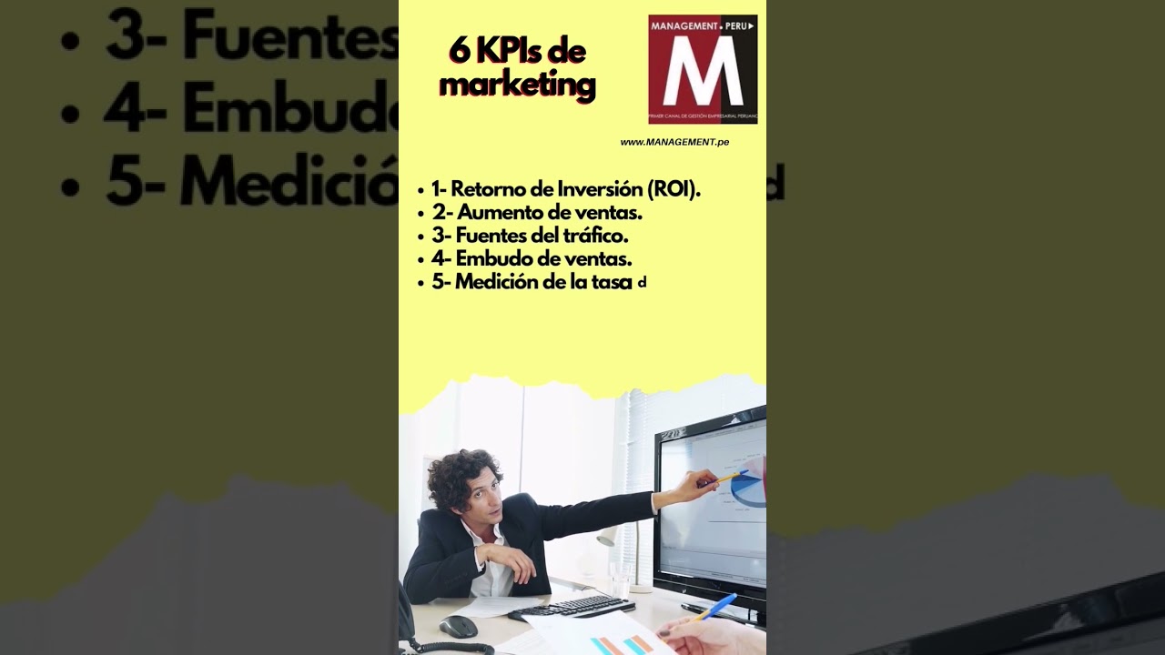✍️ 6 #kpi de #marketing 👉 #mercadotecnia #indicadores #analitica #estrategia #peru #reels #shorts