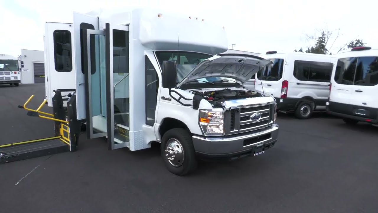 2019 Ford Eldorado 13 Passenger ADA Shuttle Bus with Rear Luggage - S74968
