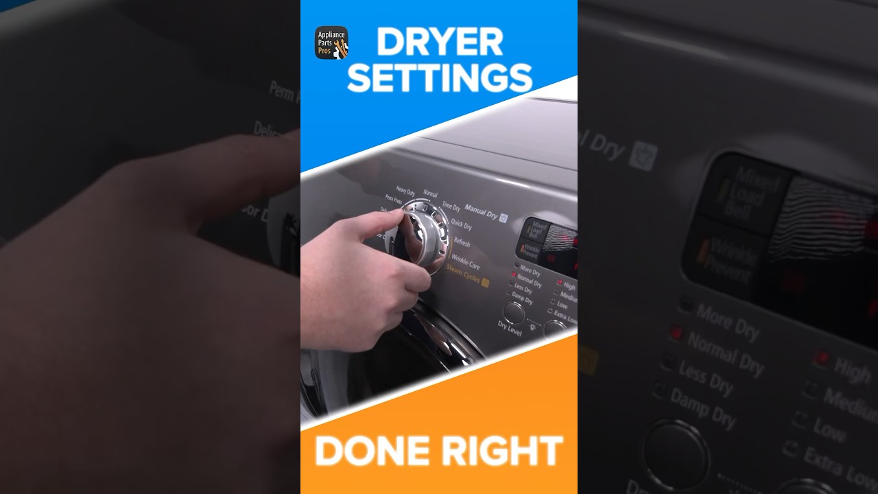 Dryer Settings Explained: Choose the Perfect One for Your Clothes