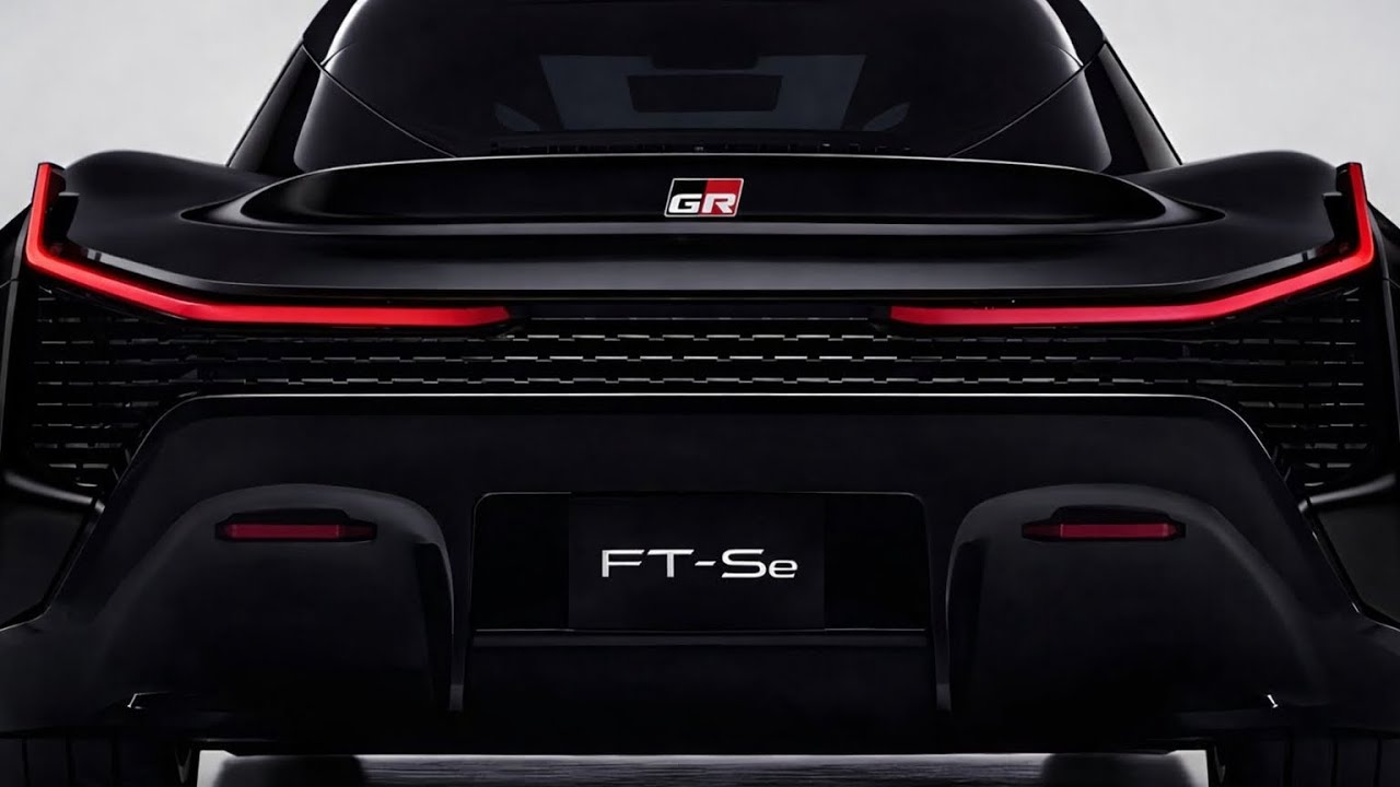 Toyota FT-Se Blacked Out | Future Electric Sports Car First Look