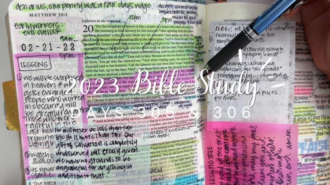 Study the Bible in One Year: Days 305 & 306 Matthew 20-21 & Luke 19 | Bible study for beginners